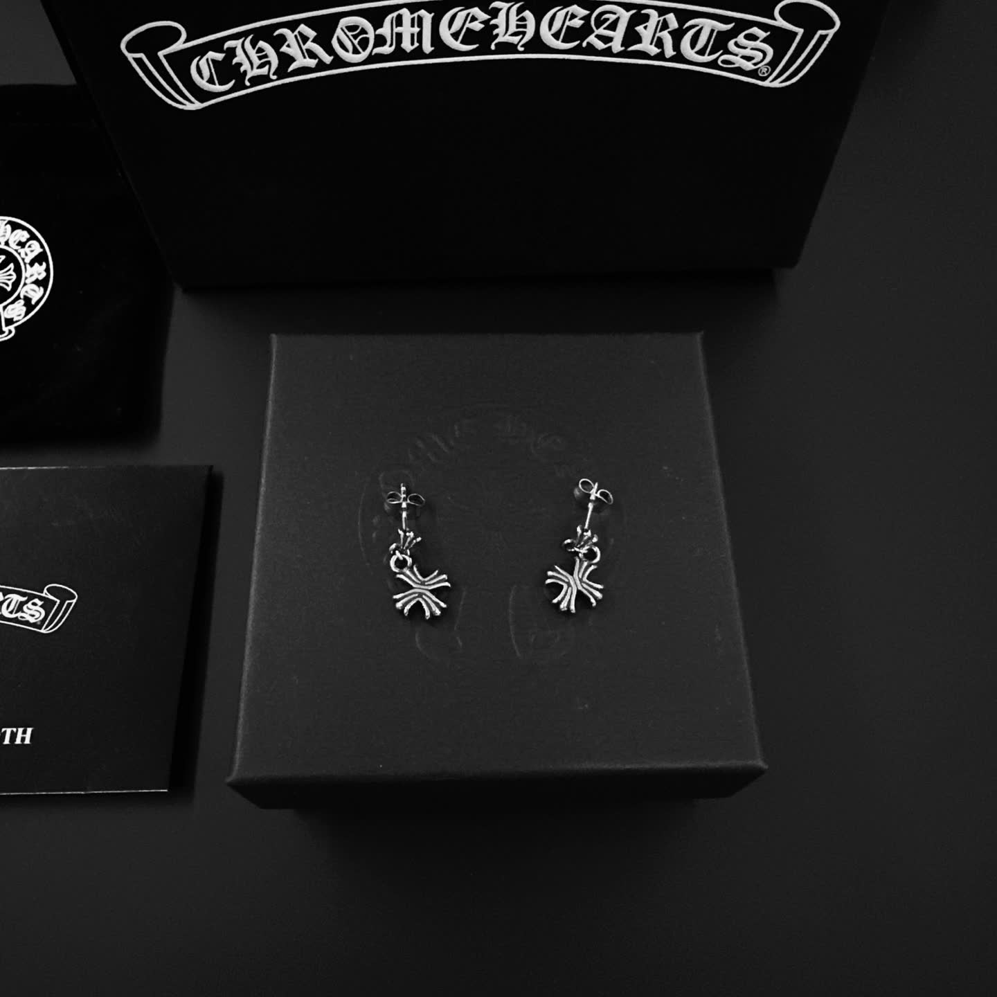 Chrome Hearts Silver Earrings